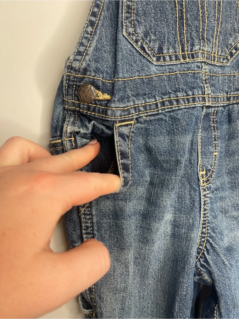 Boys 18 months OshKosh b’gosh Denim Overalls - Classic Blue